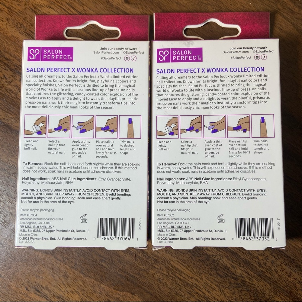 Salon Perfect Limited Edition Wonka Nail Set - Picture 2 of 2